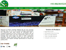 Tablet Screenshot of printercartridgerefilling.com